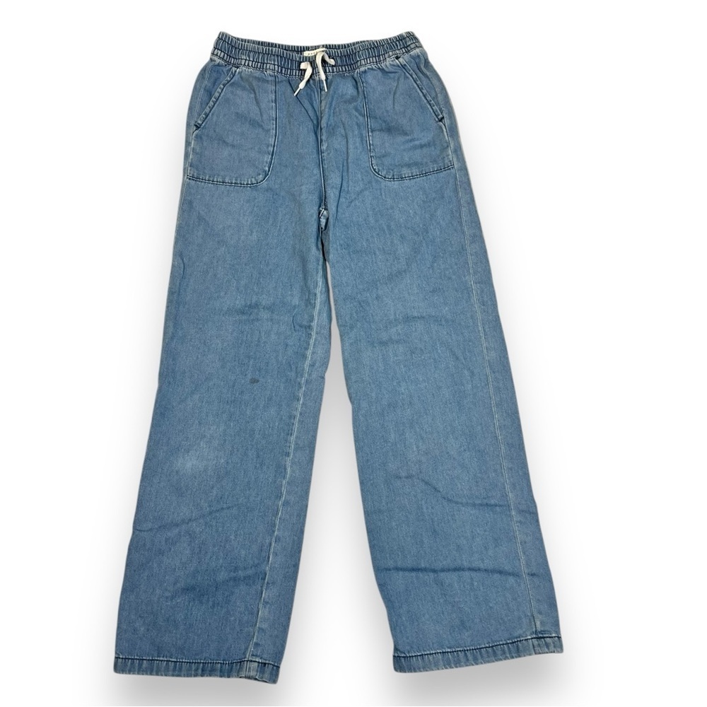PacSun Kid’s Light Indigo Pull-On Wide Leg Pants Size 12